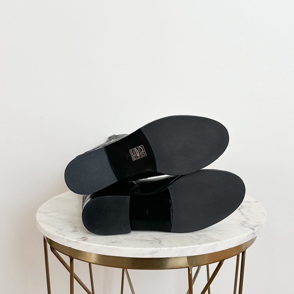 Tory Burch NEW Colton Leather Riding Boots Galleon Leather Black Size 6.5 - Picture 10 of 10